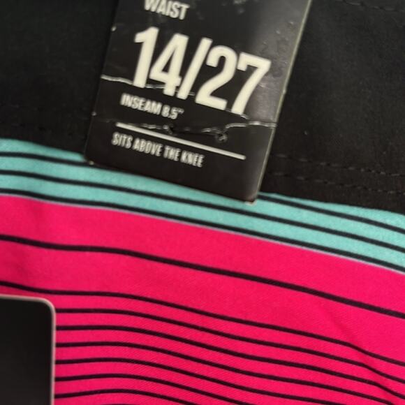 Boys Hurley Swim Trunks Size 14 - Picture 6 of 8